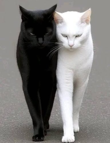 Black & White Cat